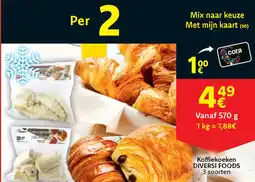 Cora Diversi foods koffiekoeken aanbieding