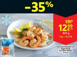 Cora Ocean pride garnaalstaarten uit argentinië aanbieding