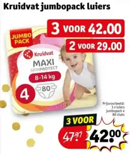 Kruidvat Kruidvat jumbopack luiers aanbieding