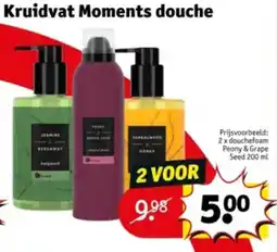 Kruidvat Kruidvat moments douche aanbieding