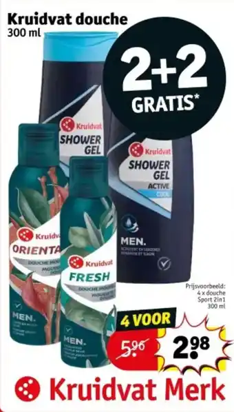 Kruidvat Kruidvat douche aanbieding