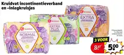 Kruidvat Kruidvat incontinentieverband en -inlegkruisjes aanbieding