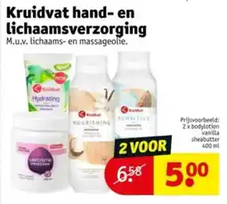 Kruidvat Kruidvat hand- en lichaamsverzorging aanbieding