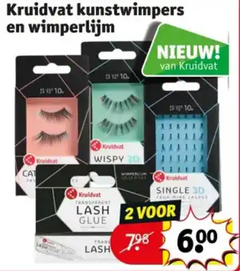 Kruidvat Kruidvat kunstwimpers en wimperlijm aanbieding