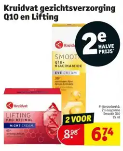 Kruidvat Kruidvat gezichtsverzorging Q10 en Lifting aanbieding