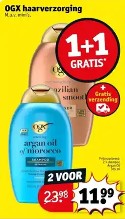 Kruidvat OGX haarverzorging aanbieding