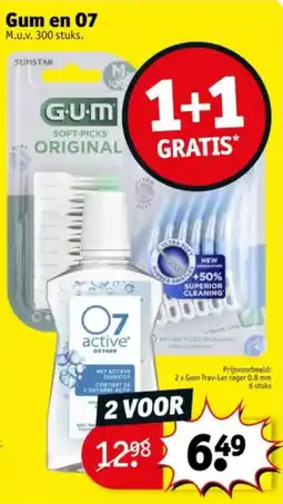 Kruidvat Gum en 07 aanbieding