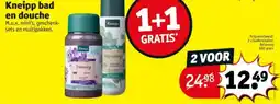 Kruidvat Kneipp bad en douche aanbieding