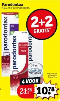 Kruidvat Parodontax aanbieding