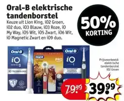 Kruidvat Oral-B elektrische tandenborstel aanbieding