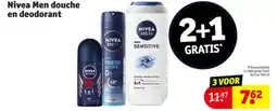 Kruidvat Nivea Men douche en deodorant aanbieding