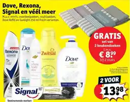 Kruidvat Dove rexona signal en véél meer aanbieding