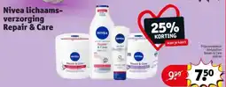 Kruidvat Nivea lichaams- verzorging Repair & Care aanbieding