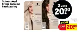 Kruidvat Schwarzkopf Creme Supreme haarkleuring aanbieding