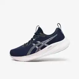 Decathlon Hardloopschoenen voor dames GEL-Pulse 16 zwart wit paars aanbieding