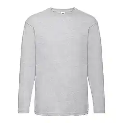 Decathlon Heren Valueweight Heather Tshirt met lange mouwen (Heide Grijs) aanbieding