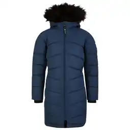 Decathlon Opvallende III gewatteerde parka voor meisjes (Maanlicht Denim) aanbieding