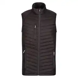 Decathlon Heren Navigate Hybride Body Warmer (Zwart/Seal Grey) aanbieding