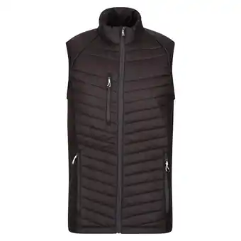 Decathlon Heren Navigate Hybride Body Warmer (Zwart/Seal Grey) aanbieding