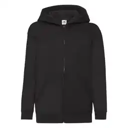 Decathlon Kinder/Kids Klassiek Jasje met Capuchon (Zwart) aanbieding