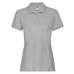Decathlon Dames Premium Effen Poloshirt (Atletische Heide) aanbieding