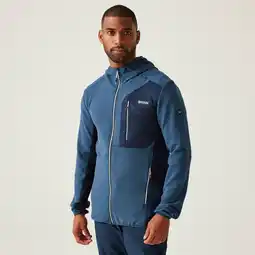 Decathlon Fleece Hiking Heren Gestreept Patroon Zipper Pockets aanbieding