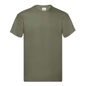 Decathlon Heren Origineel TShirt (Klassieke Olijf) aanbieding