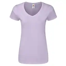 Decathlon Dames Iconisch V Hals Tshirt (Zachte lavendel) aanbieding