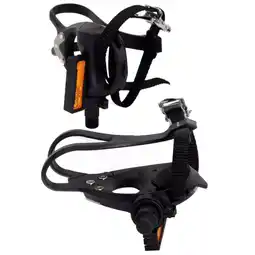 Decathlon Pedaal Race Toeclip Pvc Zwart Stel Pdr01 aanbieding