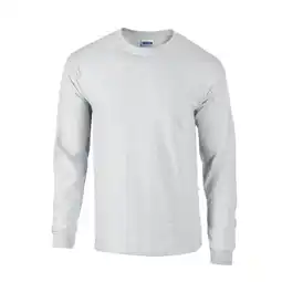Decathlon Unisex Ultra Katoenmix Tshirt met lange mouwen voor volwassenen (Asgrijs) aanbieding