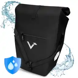 Decathlon Fietstas voor Bagagerektas en Schoudertas waterdicht 28L aanbieding