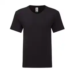 Decathlon Heren Iconic 150 V Hals Tshirt (Zwart) aanbieding