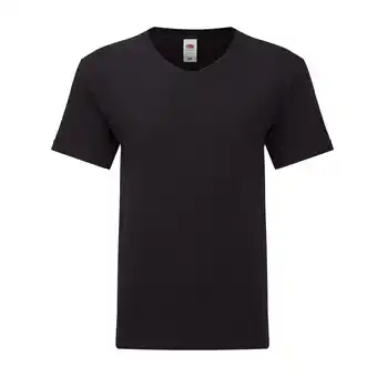 Decathlon Heren Iconic 150 V Hals Tshirt (Zwart) aanbieding