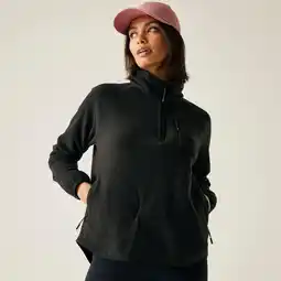 Decathlon Frankie isolerende fleecetrui met 1/2 rits voor dames aanbieding