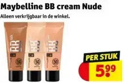 Kruidvat Maybelline BB cream Nude aanbieding