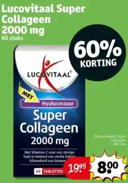 Kruidvat Lucovitaal Super Collageen aanbieding
