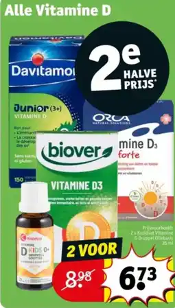 Kruidvat Alle Vitamine D aanbieding