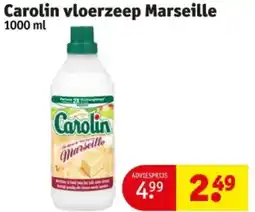Kruidvat Carolin vloerzeep Marseille aanbieding