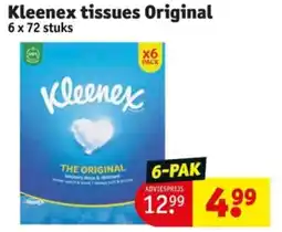 Kruidvat Kleenex tissues Original aanbieding