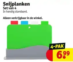 Kruidvat Snijplanken Set van 4 aanbieding