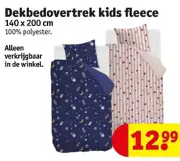 Kruidvat Dekbedovertrek kids fleece aanbieding