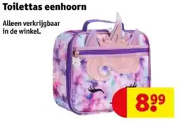 Kruidvat Toilettas eenhoorn aanbieding
