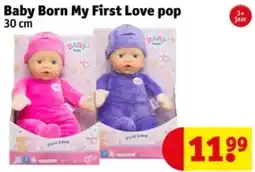 Kruidvat Baby Born My First Love pop aanbieding