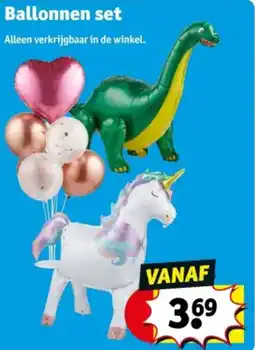 Kruidvat Ballonnen set aanbieding
