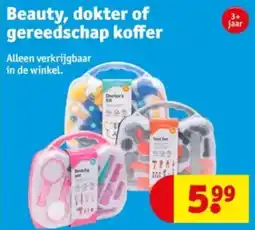Kruidvat Beauty, dokter of gereedschap koffer aanbieding