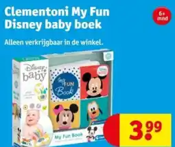 Kruidvat Clementoni My Fun Disney baby boek aanbieding