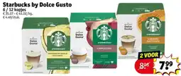 Kruidvat Starbucks by Dolce Gusto 6/12 kopjes aanbieding