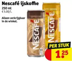 Kruidvat Nescafé ijskoffie aanbieding