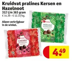Kruidvat Kruidvat pralines Kersen en Hazelnoot aanbieding