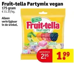 Kruidvat Fruit-tella Partymix vegan aanbieding